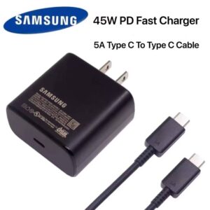 Cargador Samsung 45w Trío Carga Rápida Con Cable Incluído