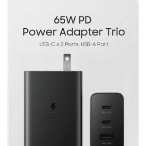 Cargador Samsung 65w Trío Carga Rápida