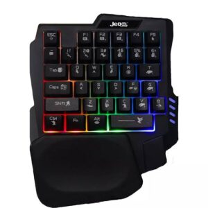 Teclado Ergonomico Gamer RGB K601 JEDEL